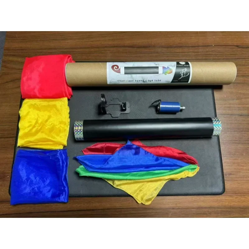 Silk Painting Dye - カメレオンハンカチ染料チューブステージ手品シルクスカーフマジシャンイリュージョンパーティーマジックショーギミックコメディストリートメンタリズム