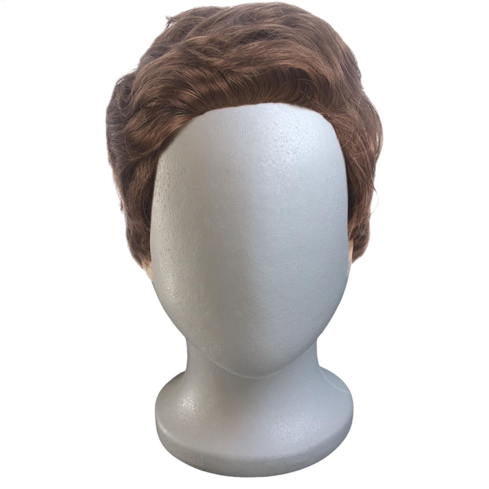 Art Craft Display - フォームヘッドマネキン人間モデルディスプレイサポート小道具ヘアスタイリングウィッグヘッド帽子ヘアピース芸術工芸品美容院用