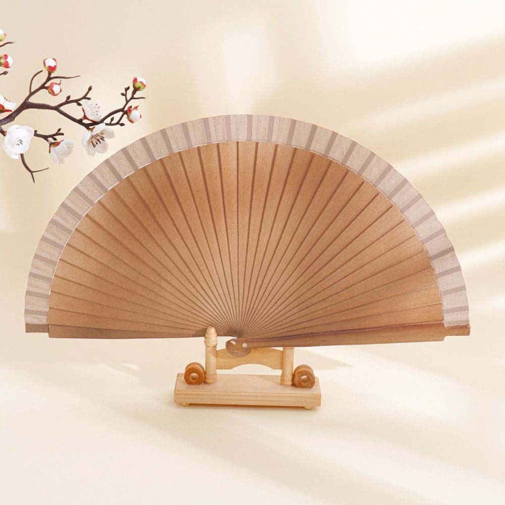 Art Craft Simple - 多色シンプルなスペイン製無地扇子、手作りアートクラフト、純木折りたたみ扇子、単色装飾小道具扇子、パーティーギフト