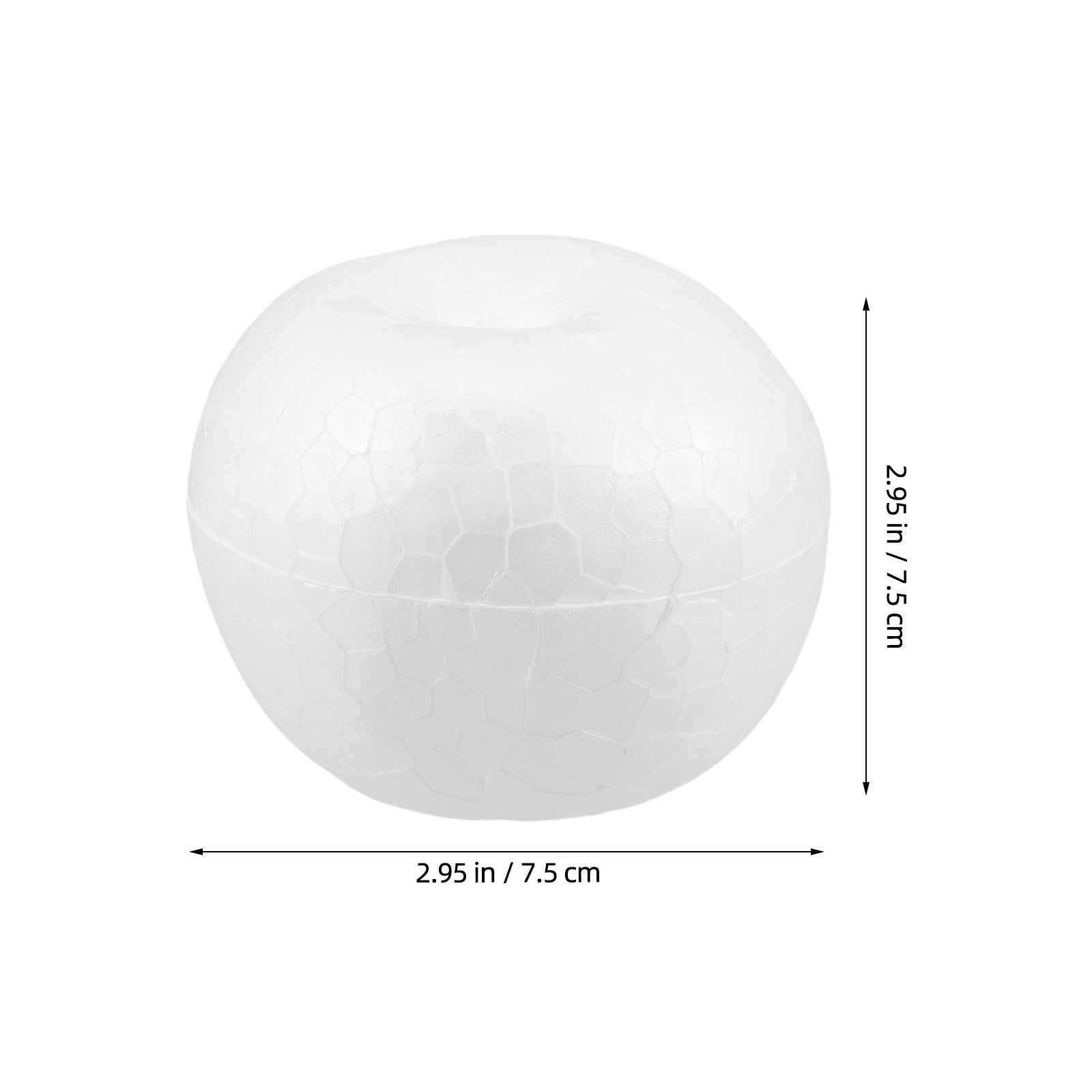 20個入り 白色 .5cm DIY クリスマスデコレーション - Art Craft Display のレビューと価格