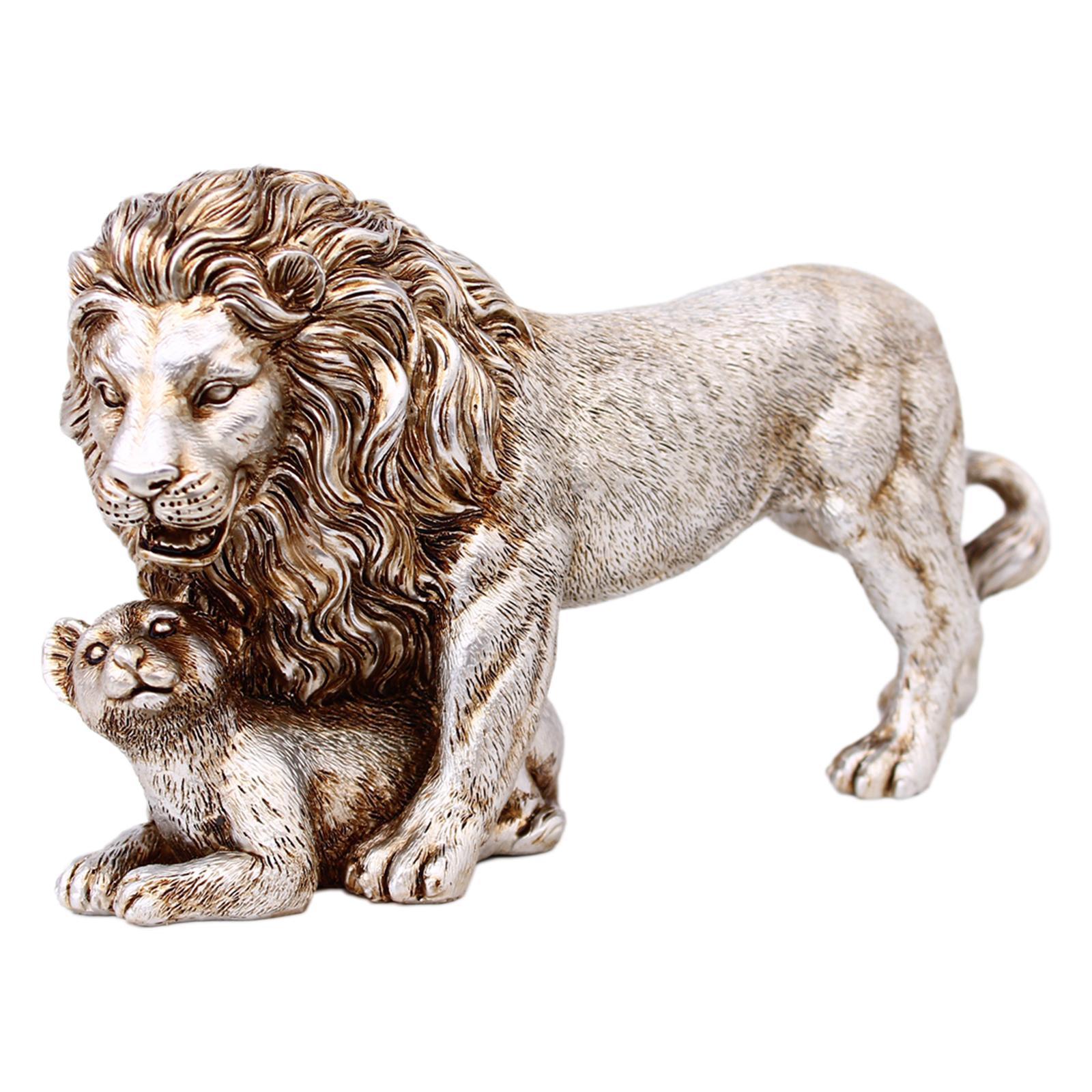 ライオン像 ホームデコレーション アートデコ クラフト デス - Art Craft Lion のレビューと価格