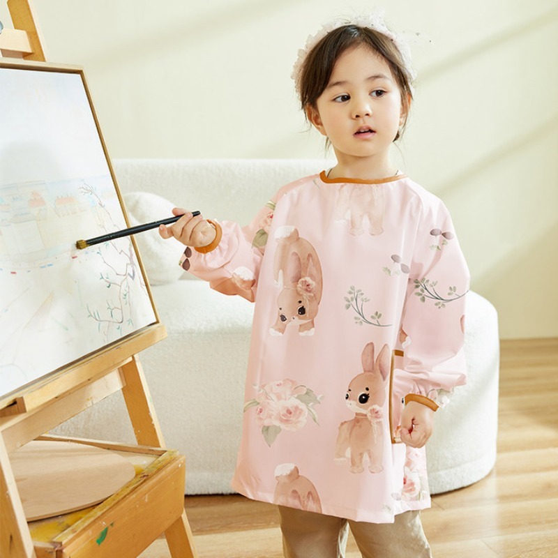 子供用防水アートカバーシャツ長袖ペイントエプロン幼稚園の美術 - Art Craft 4 Years Old のレビューと価格