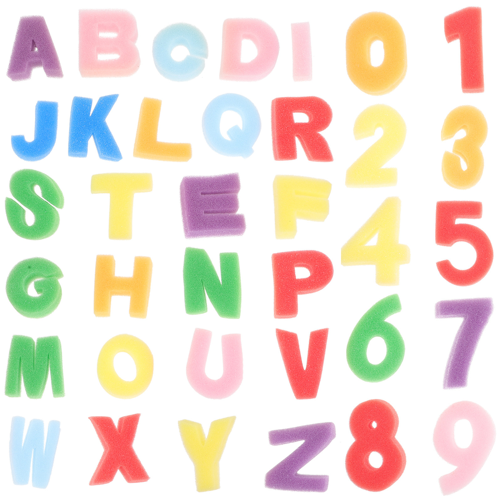 1セット 子供用スポンジスタンパーセット アルファベット文字 - Art And Craft Numbers のレビューと価格