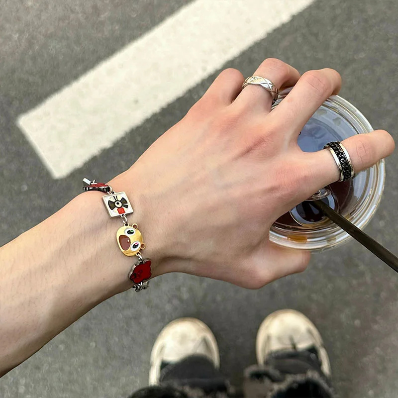 アートアルバムブレスレットかわいいカニイングドロップアウトベ - Art Craft Movement のレビューと価格