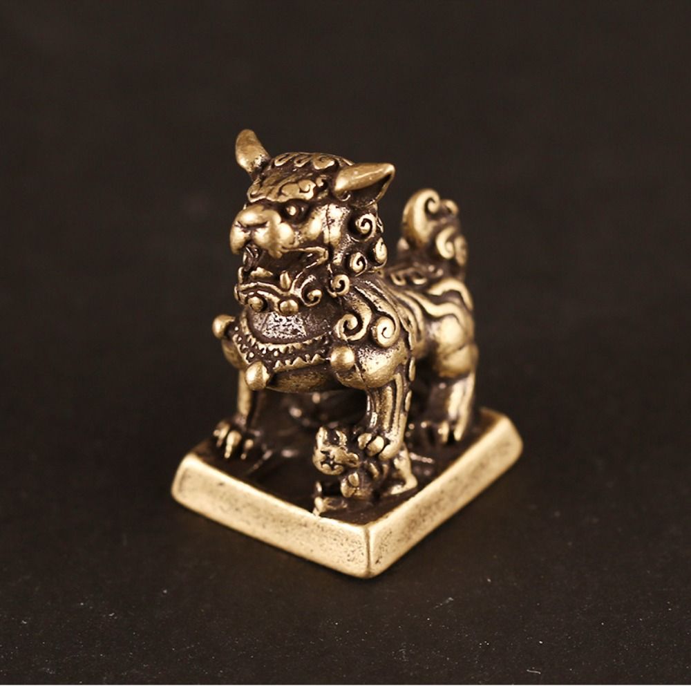 手作り良質茶道具デスクトップオーナメント、富を引き寄せるライ - Art Craft Lion のレビューと価格