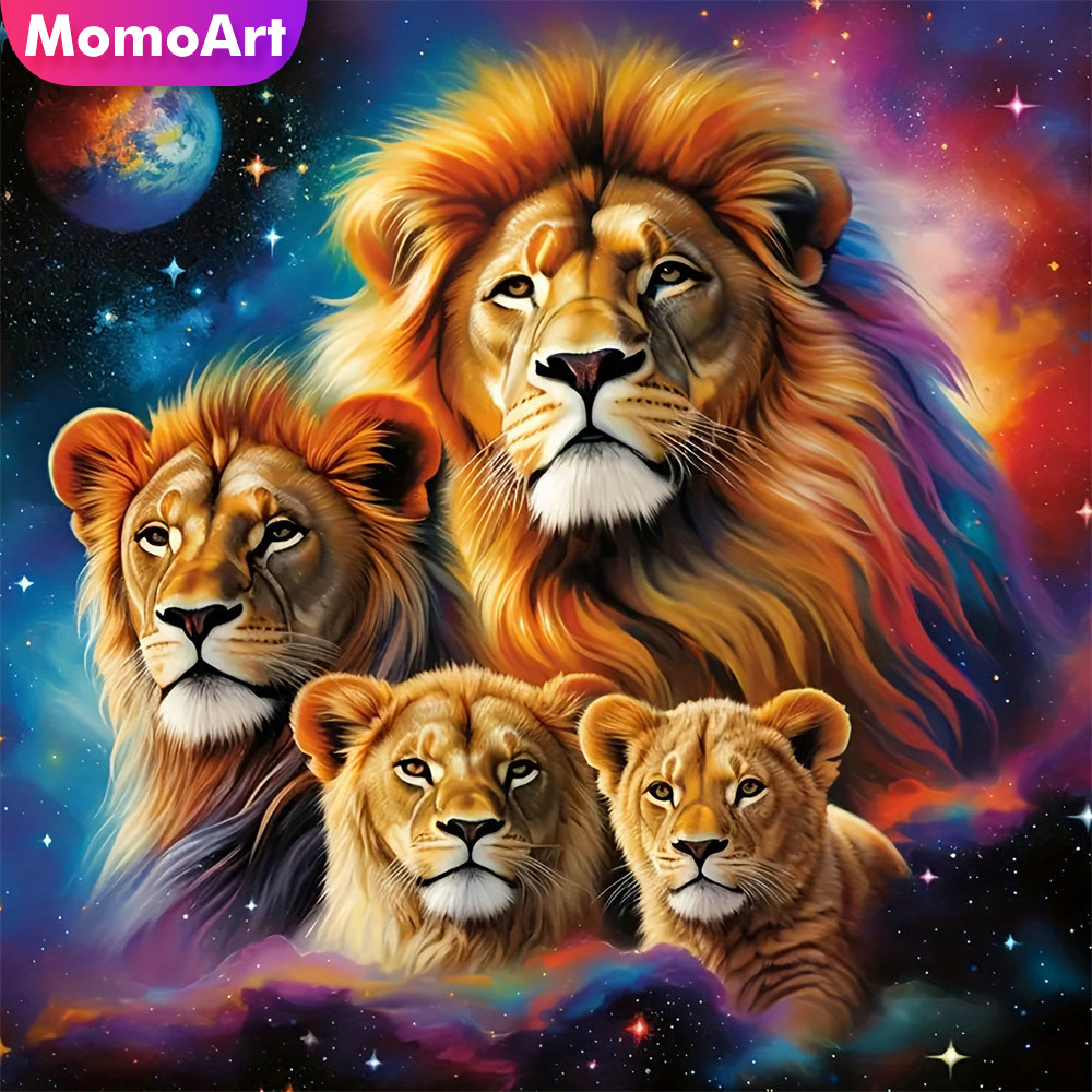 Momoart ダイヤモンドペインティング ライオンズ 動物 - Art Craft Lion のレビューと価格