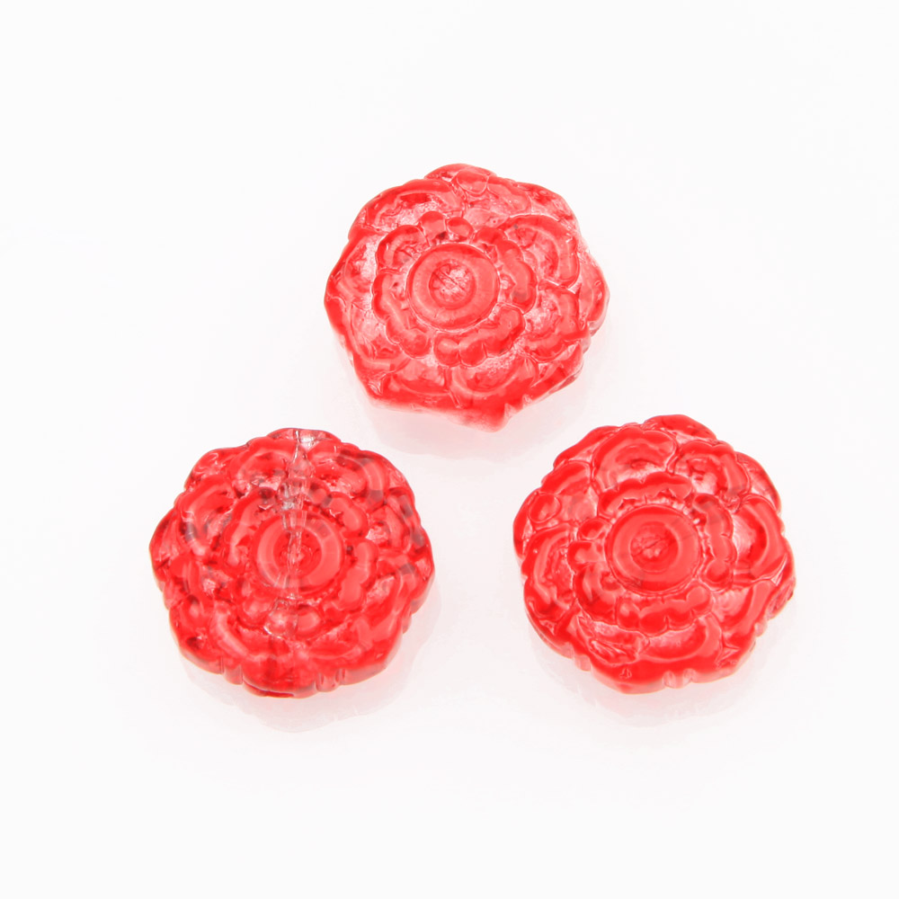 ジュエリー作り用のガラスローズフラワービーズ、DIYブレスレ - Art Craft Flower Making のレビューと価格