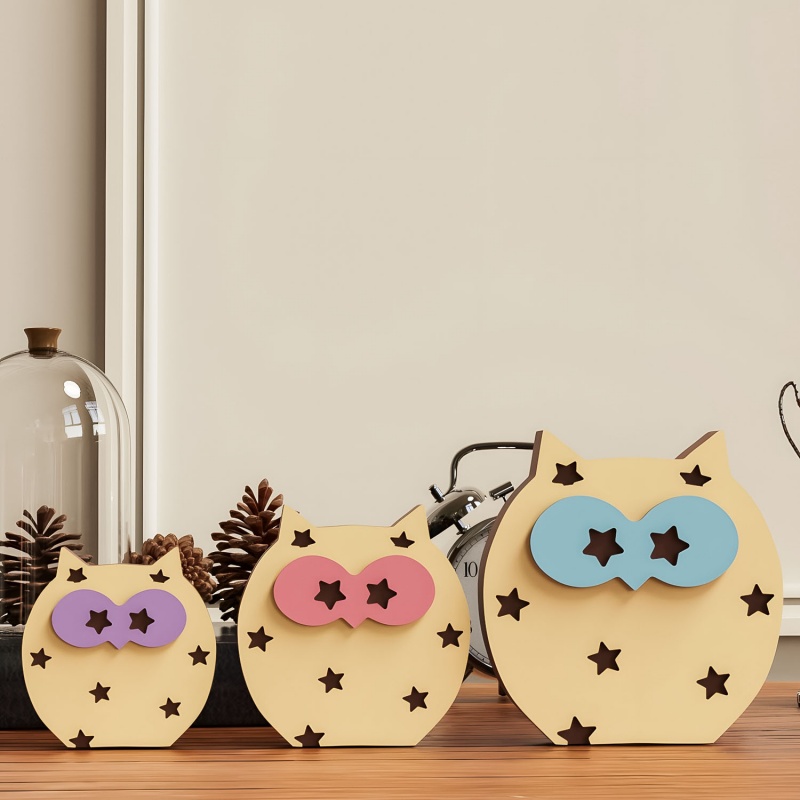 フクロウデスクトップ飾りシリコーン型 DIY 手作り三次元動 - Art Craft Show のレビューと価格