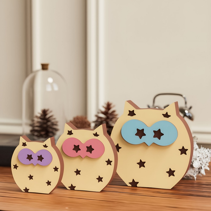 フクロウデスクトップ飾りシリコーン型 DIY 手作り三次元動 - Art Craft Show のレビューと価格
