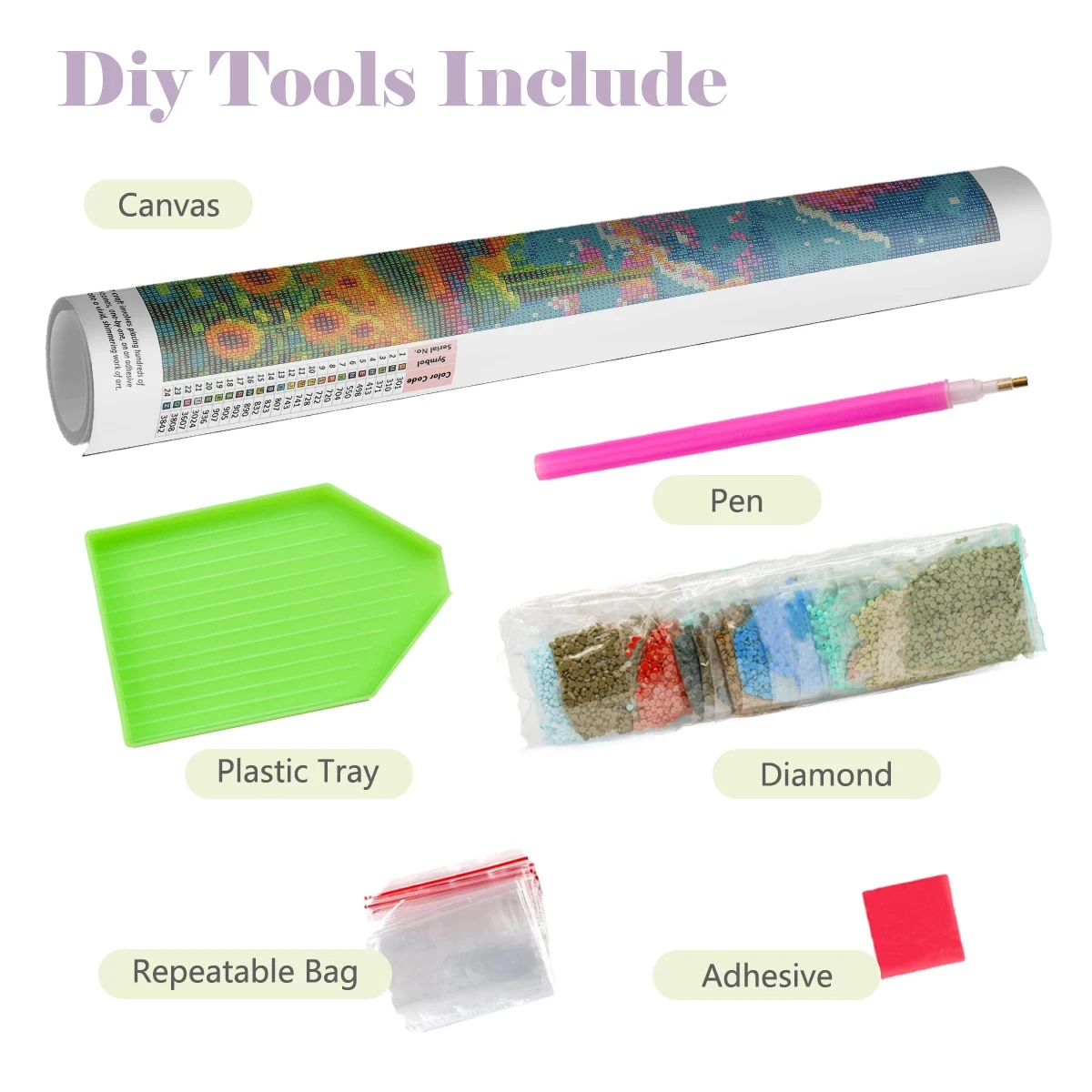 5D DIYダイヤモンドペインティングキット ノルディックグ - Art And Craft Jungle のレビューと価格