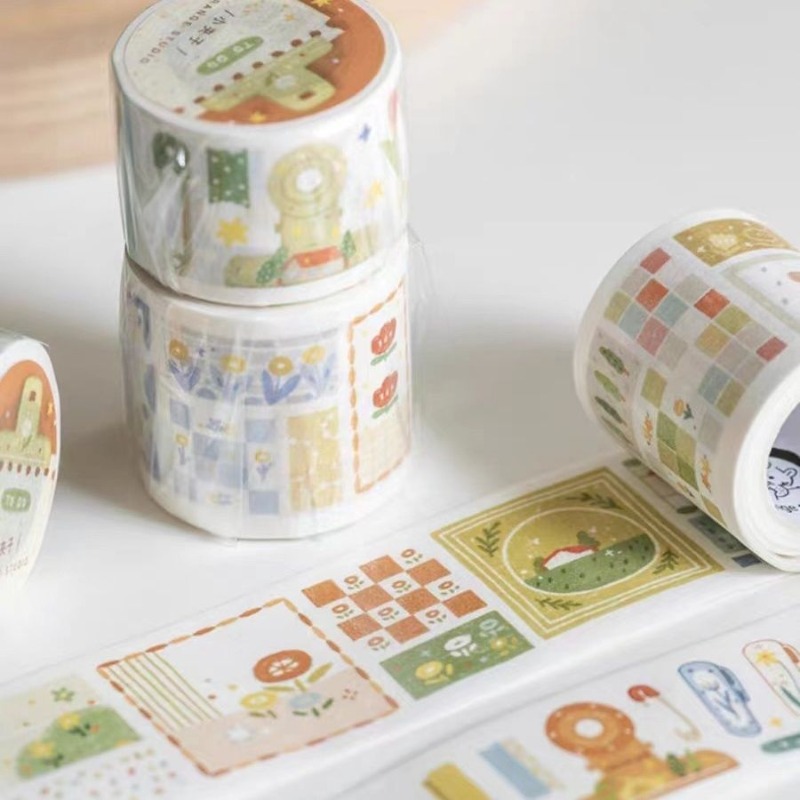 小さなクランプとパッチワークの和紙テープ、DIYスクラップブ - Art Craft Simple のレビューと価格