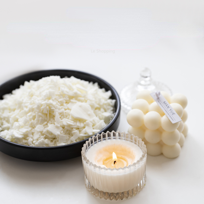 アロマテラピー用の純粋な天然大豆ワックス,製造用の手作りワッ - Candle Making Wax のレビューと価格