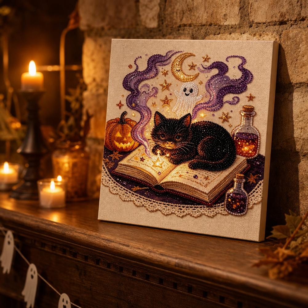 ハロウィンダイヤモンドペインティングキット ホリデーパールダ - Art Craft Halloween のレビューと価格