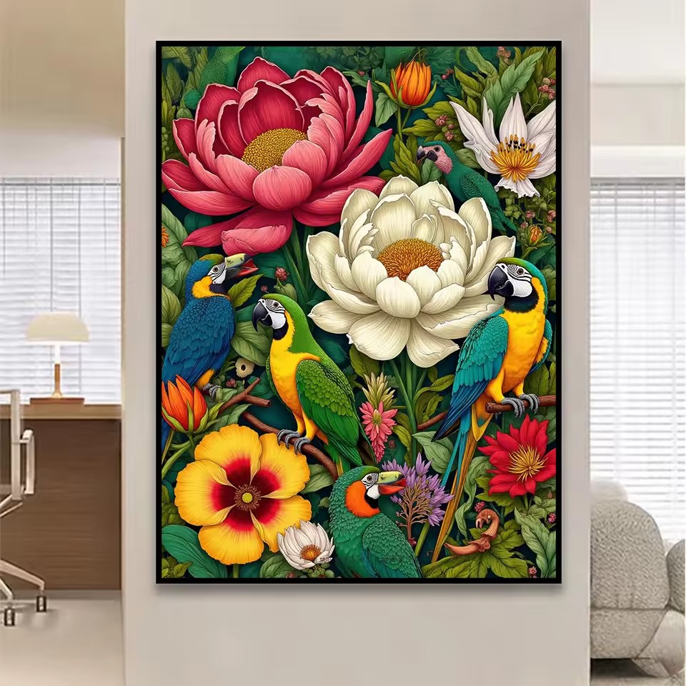 新着商品 ダイヤモンドペインティング オウム、オオハシ、ジャ - Art And Craft Jungle のレビューと価格