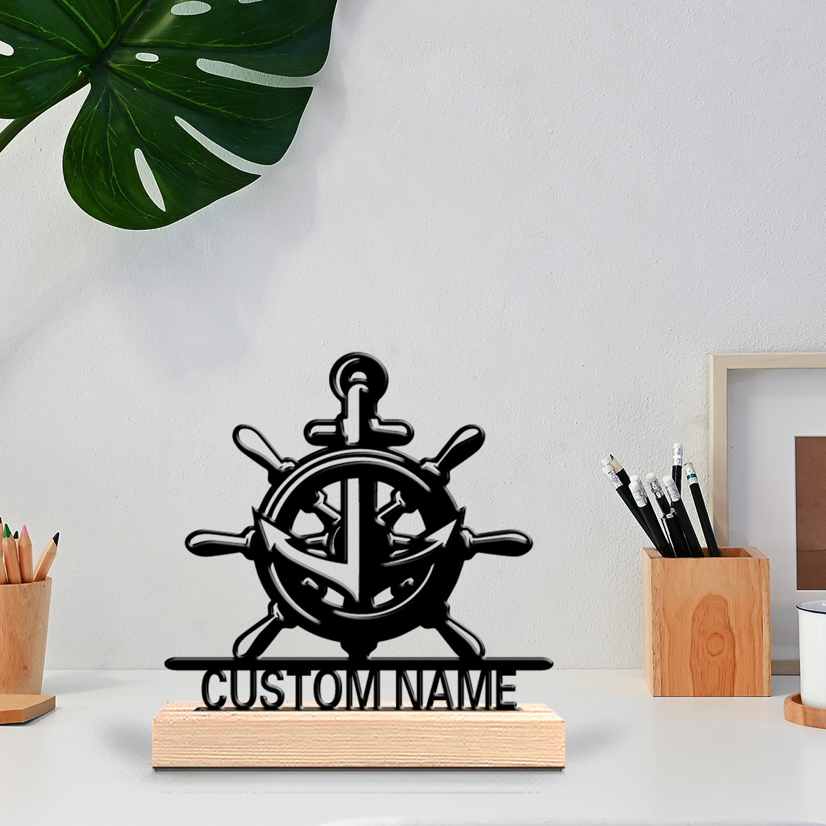1pc シンプルなボートアンカーカスタム名金属像鉄飾りアート - Art Craft Simple のレビューと価格