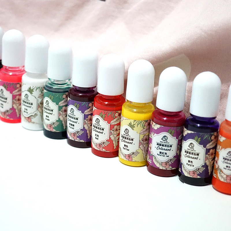 エポキシ樹脂顔料10ml,uv着色樹脂,13色,手作り工芸品 - Art Craft Show のレビューと価格