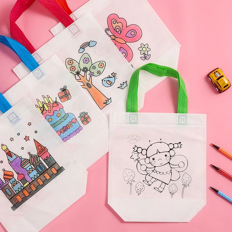1-10 個セット DIY グラフィティバッグ マーカー付き - Art Craft 4 Years Old のレビューと価格