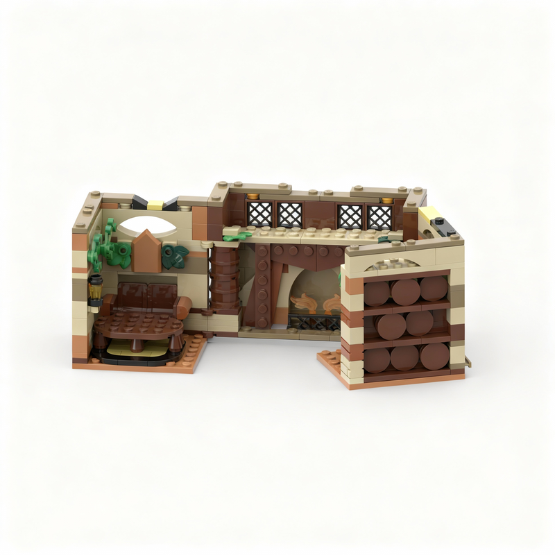 301ピース MOC ハリー・ポッター 共通ルーム改造モデル - Art Craft Room Ideas のレビューと価格