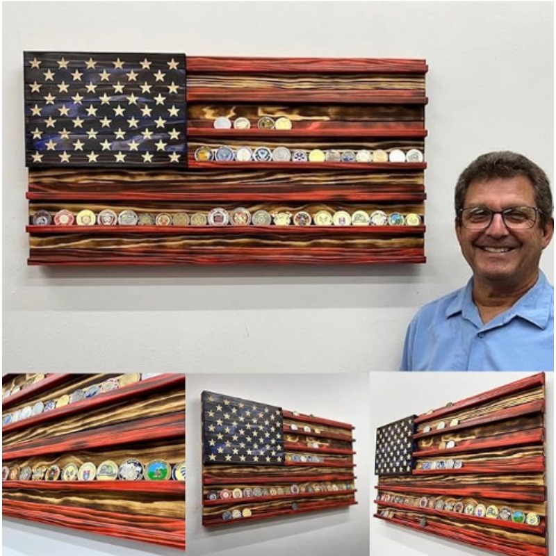 20*40 センチメートル手作り米国旗デザインの木製美術工芸 - Art Craft Display のレビューと価格