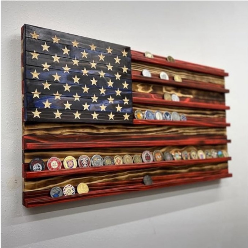 20*40 センチメートル手作り米国旗デザインの木製美術工芸 - Art Craft Display のレビューと価格