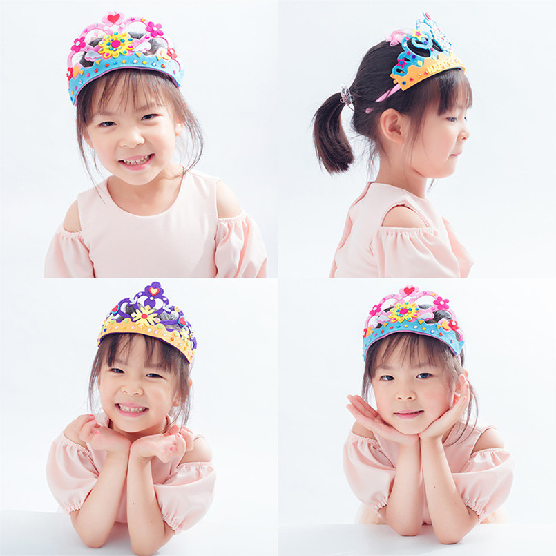 DIY 工芸品おもちゃクラウンクリエイティブ紙スパンコール花 - Art Craft 4 Years Old のレビューと価格
