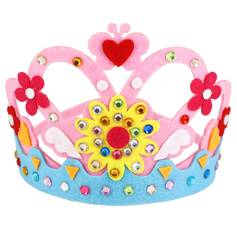 DIY 工芸品おもちゃクラウンクリエイティブ紙スパンコール花 - Art Craft 4 Years Old のレビューと価格