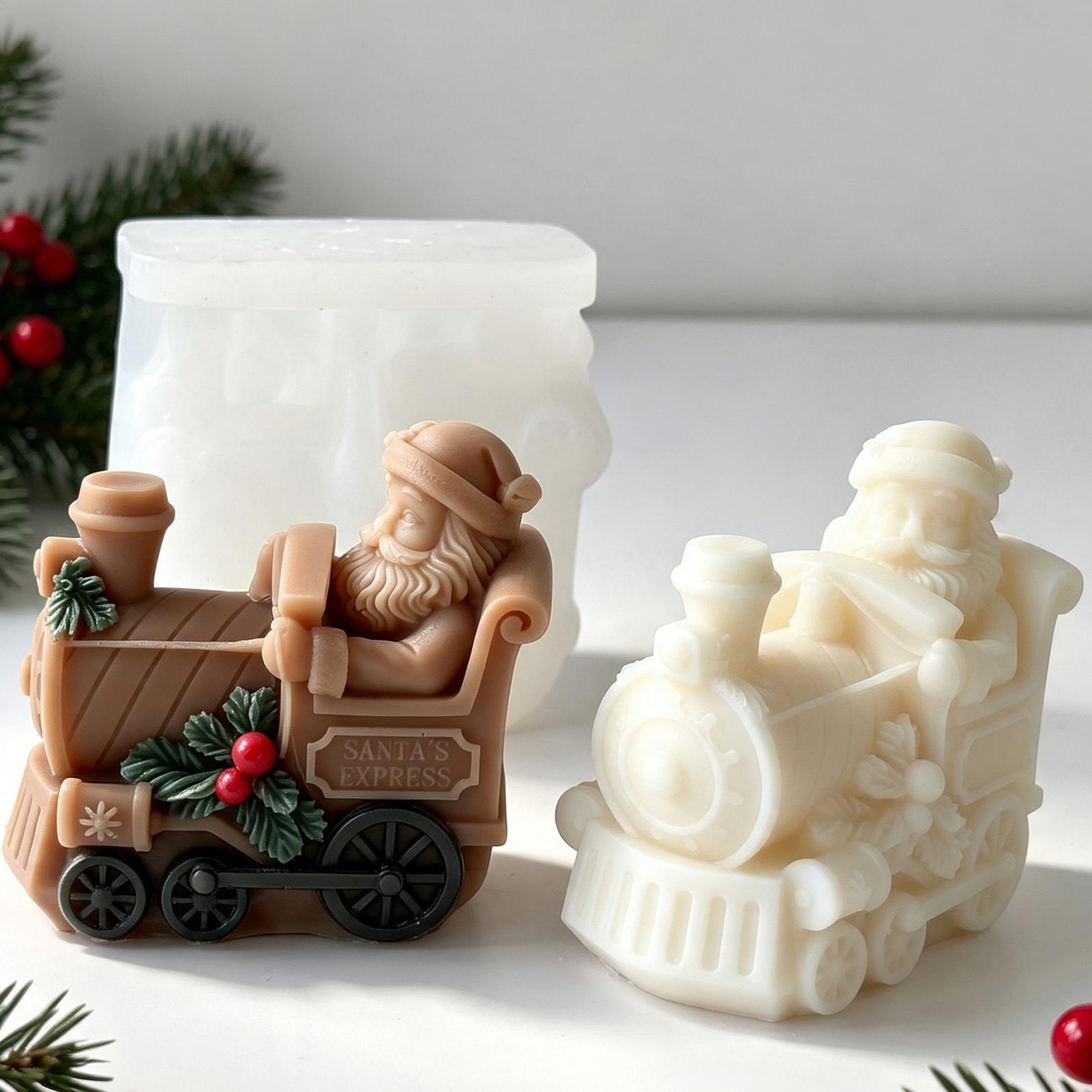 クリスマスキャンドルモールド トレイン型キャンドル製作モール - Art Craft Show のレビューと価格