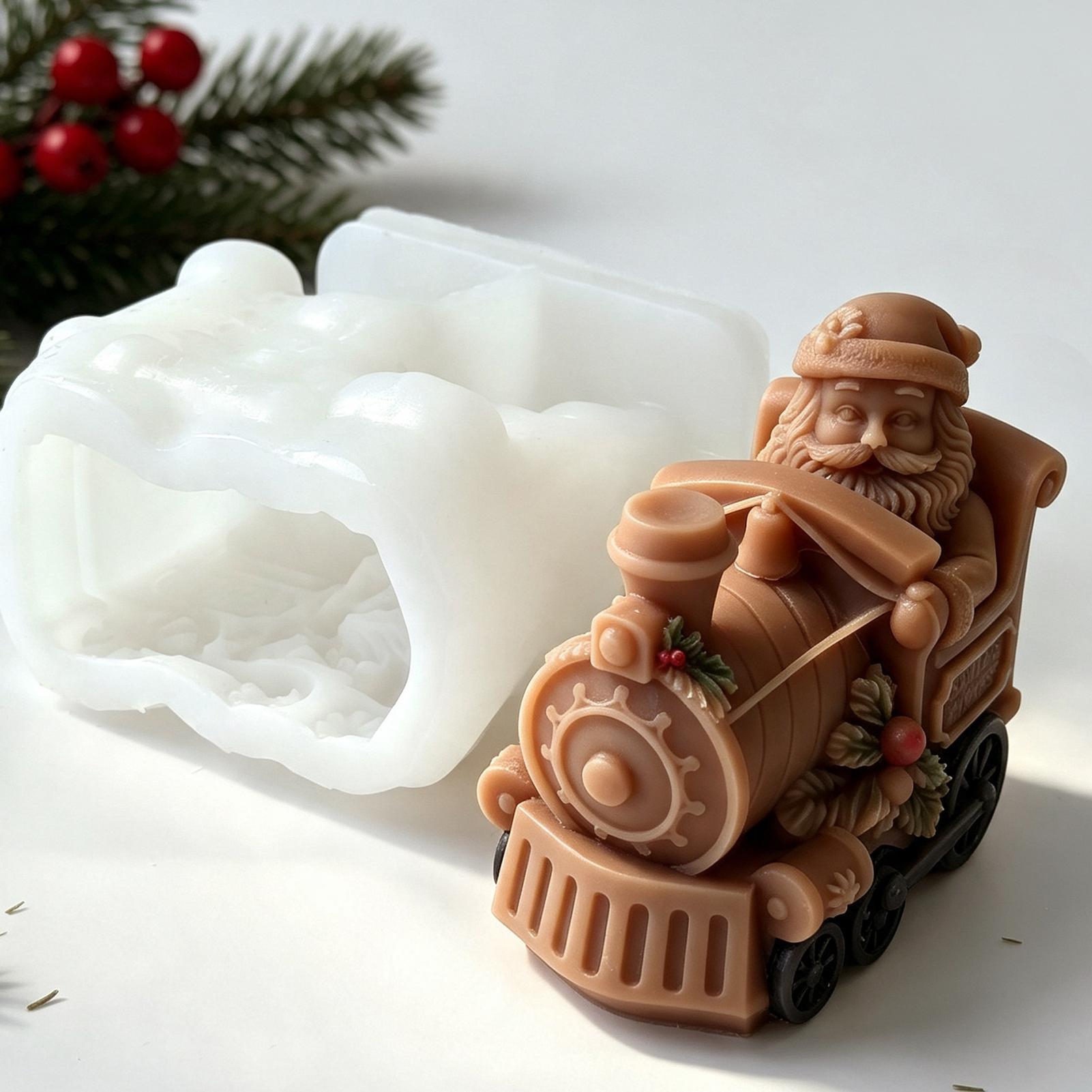クリスマスキャンドルモールド トレイン型キャンドル製作モール - Art Craft Show のレビューと価格