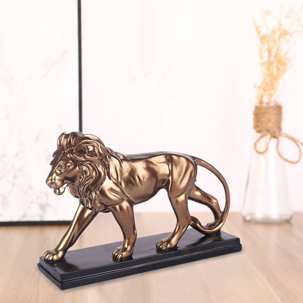 1個入り樹脂製ライオンオーナメント デスクトップ彫刻 装飾工 - Art Craft Lion のレビューと価格