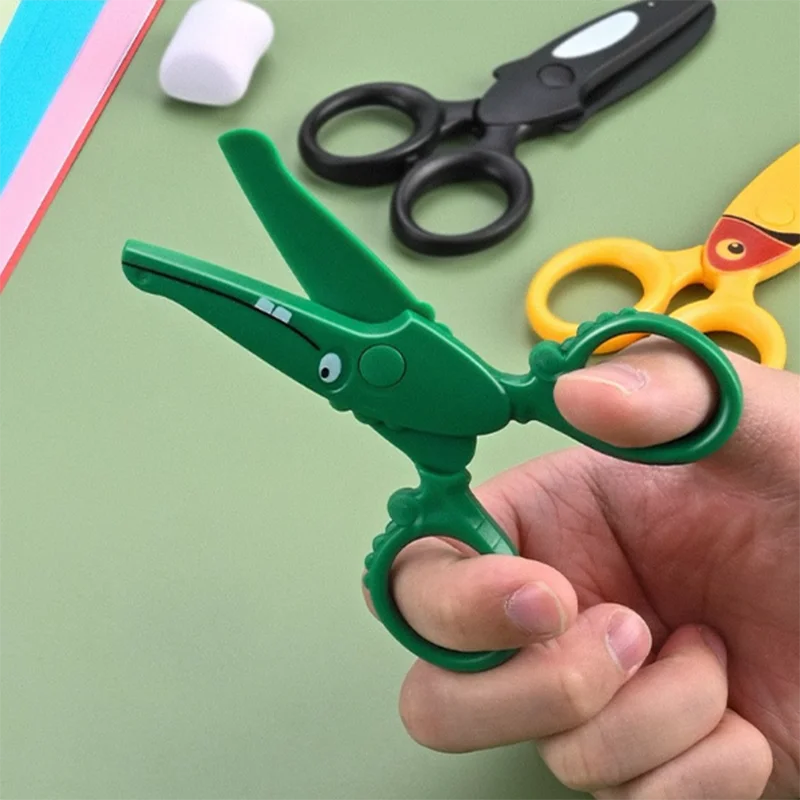 子供手作りDIYかわいい幼児用トレーニングはさみ子供安全幼児 - Art Craft 4 Years Old のレビューと価格