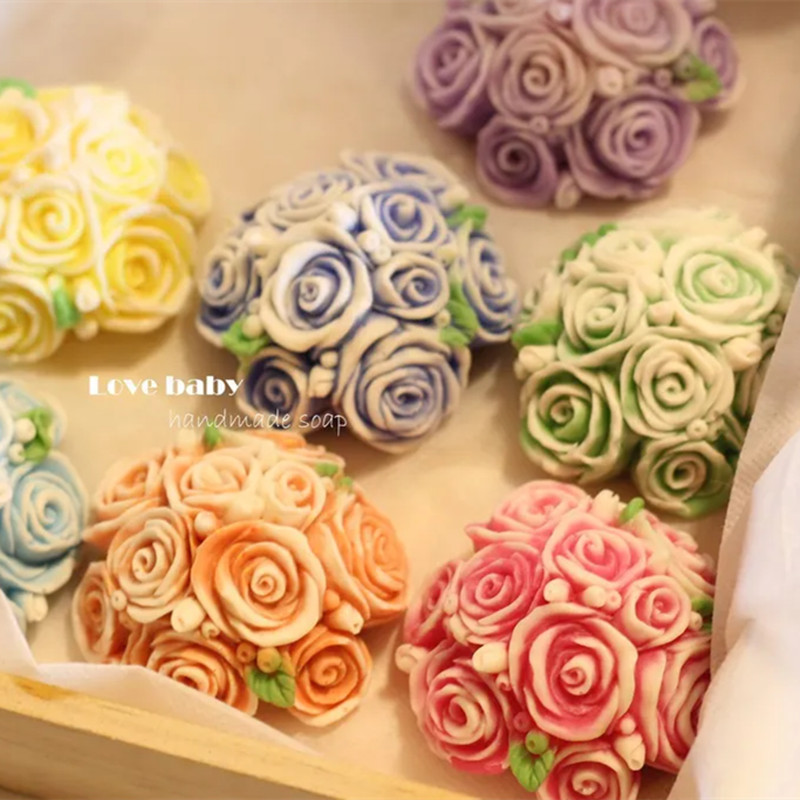 バラの形をしたケーキ型,バラの形をした石鹸型,デザート用,家 - Art Craft Flower Making のレビューと価格