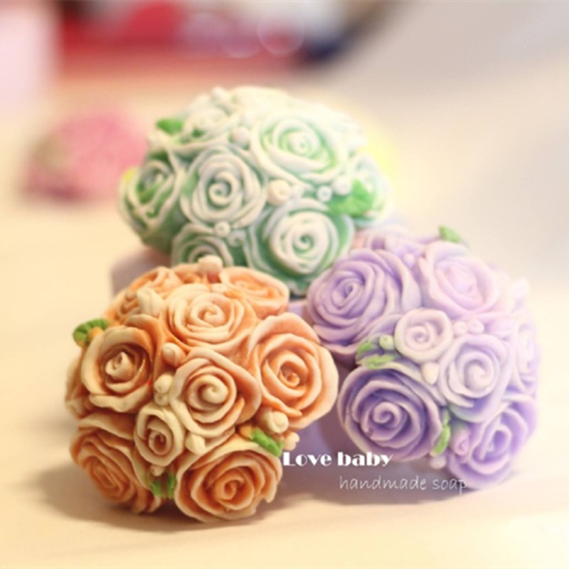 バラの形をしたケーキ型,バラの形をした石鹸型,デザート用,家 - Art Craft Flower Making のレビューと価格