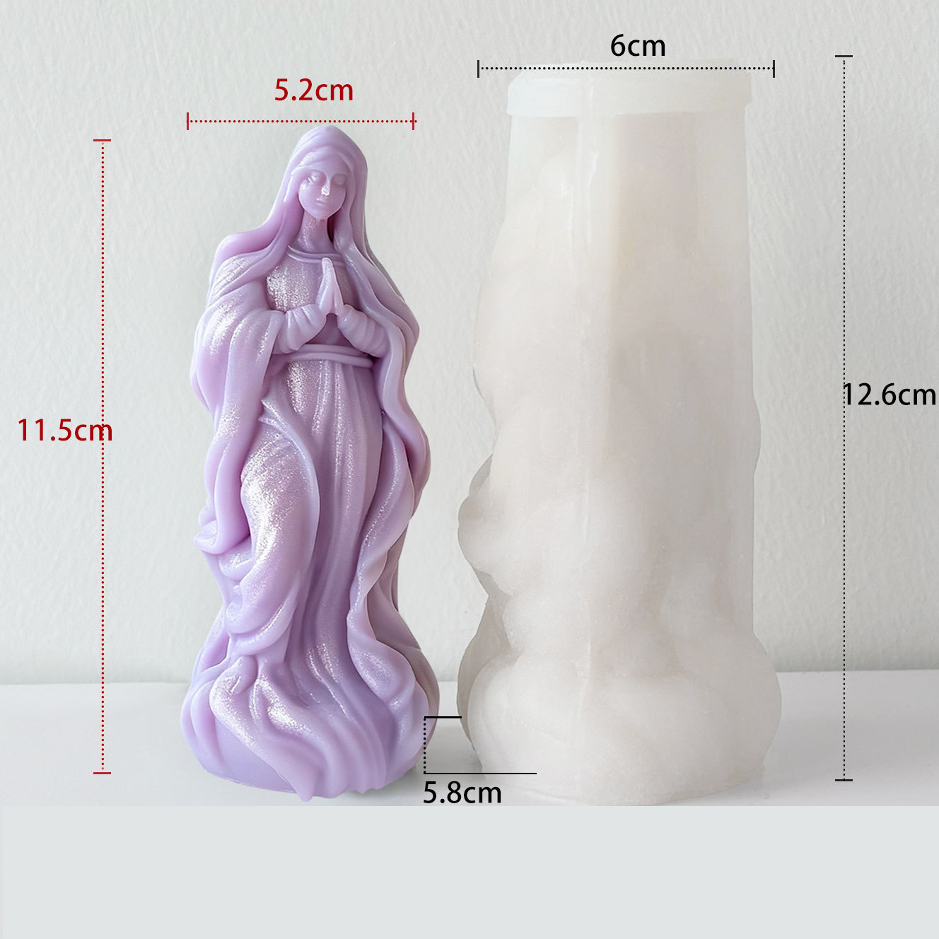 肖像キャンドル型装飾 DIY 石膏型シリコーンキャンドル型ク - Art Craft Show のレビューと価格