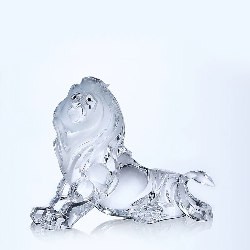 小さなライオンの彫刻オーナメント、透明アクリル工芸品、ライオ - Art Craft Lion のレビューと価格