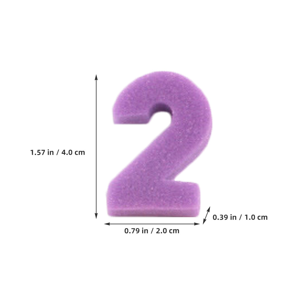 10個入りペイントスポンジシールキット、漫画数字スタンプ、軽 - Art And Craft Numbers のレビューと価格