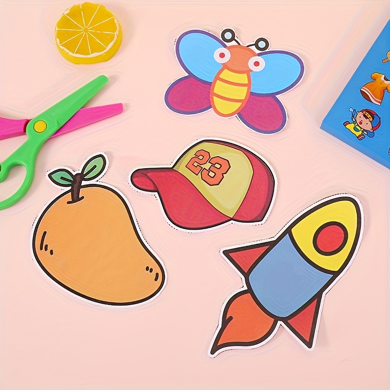 96個の楽しいペーパーカッティングセット、ペーパーカッティン - Art Craft 4 Years Old のレビューと価格
