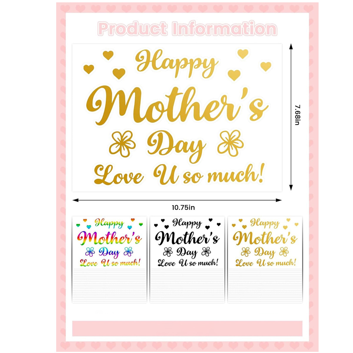 母の日パーティーバルーンステッカー クリアバブルウィンドウデ - Art Craft Mother'S Day のレビューと価格