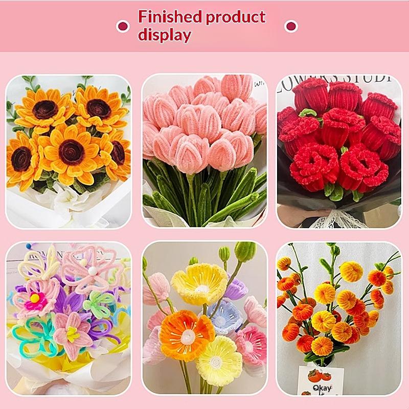 200/300 個シェニールステム 30 センチメートルパイ - Art Craft Flower Making のレビューと価格