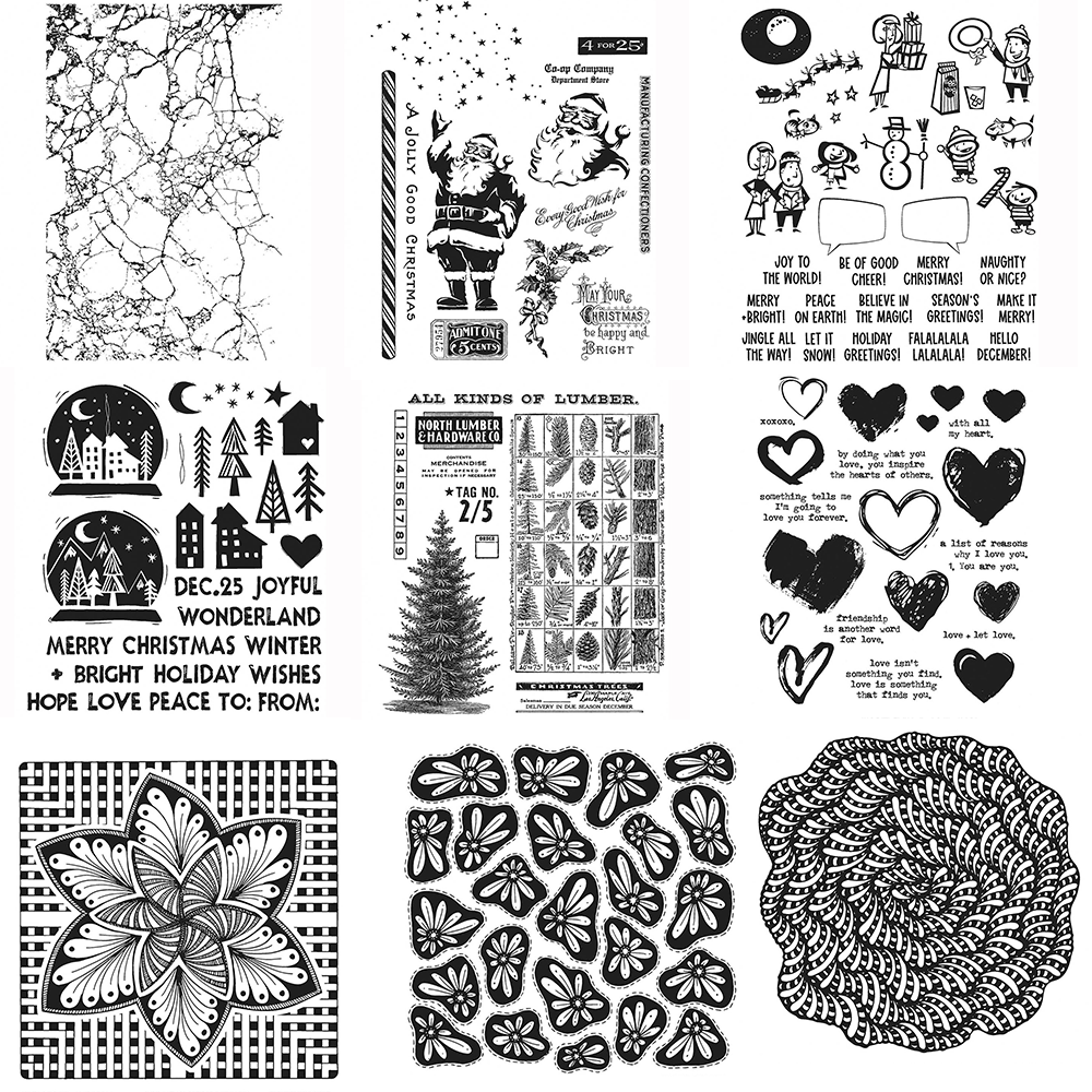 クリスマスツリーの花クリアスタンプ DIY クラフト作成カー - Art Craft Flower Making のレビューと価格