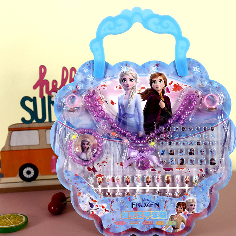 アナと雪の女王ネイルステッカーネックレスドレスアップセット、 - Art Craft Movement のレビューと価格