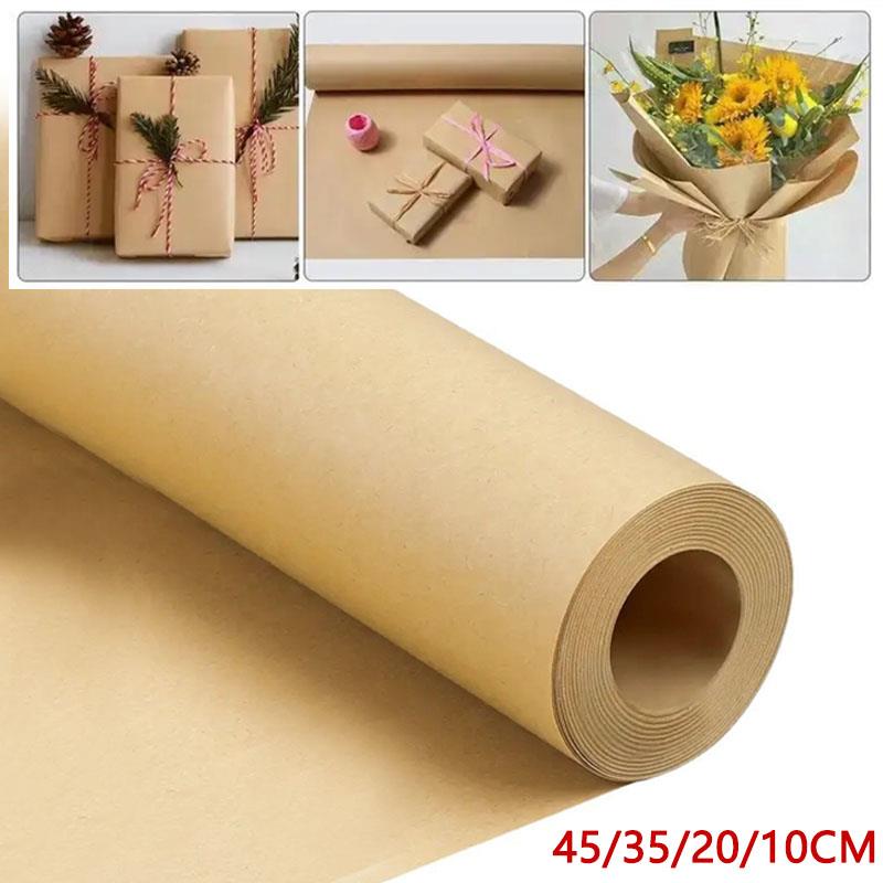 10 メートルブラウンクラフト紙ギフト花工芸品ラッピングアー - Art Craft Recycled Materials のレビューと価格
