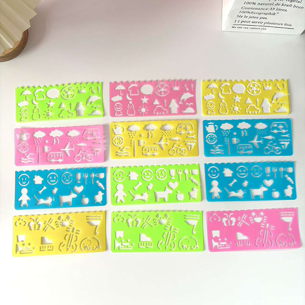 幾何学スピログラフ描画ステンシルセット絵画テンプレート定規ア - Art Craft 4 Years Old のレビューと価格